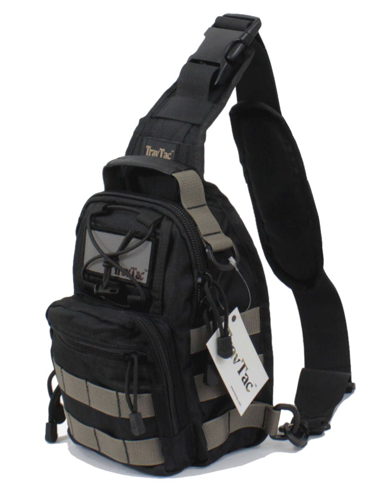 TravTac Stage II Sling Bag, Premium Small EDC Tactical Sling Pack 900D