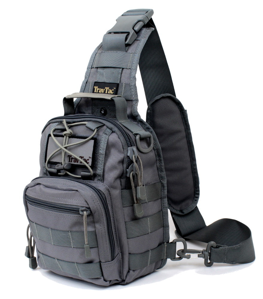 TravTac Stage II Sling Bag, Premium Small EDC Tactical Sling Pack 900D