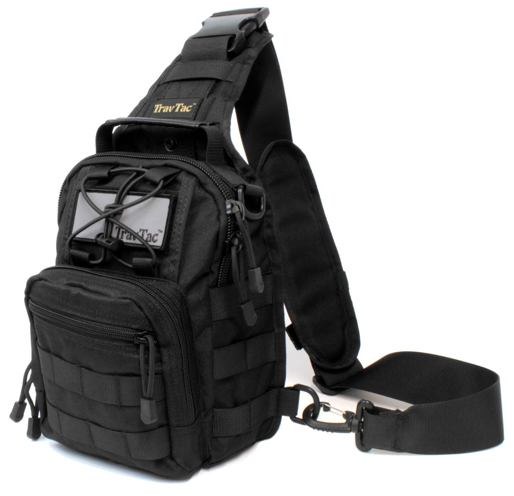 TravTac Stage II Sling Bag, Premium Small EDC Tactical Sling Pack 900D