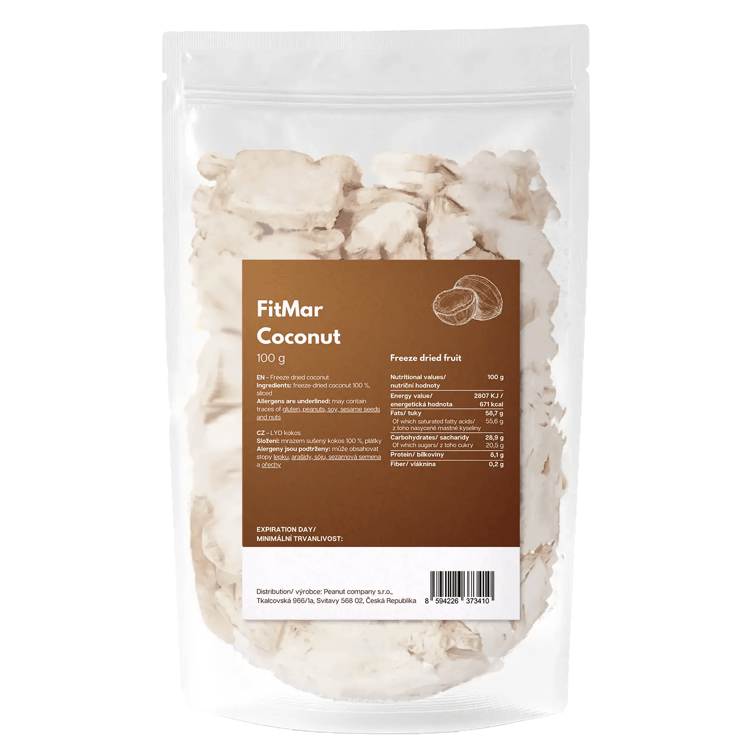 Kokos lyofilizovaný 100g