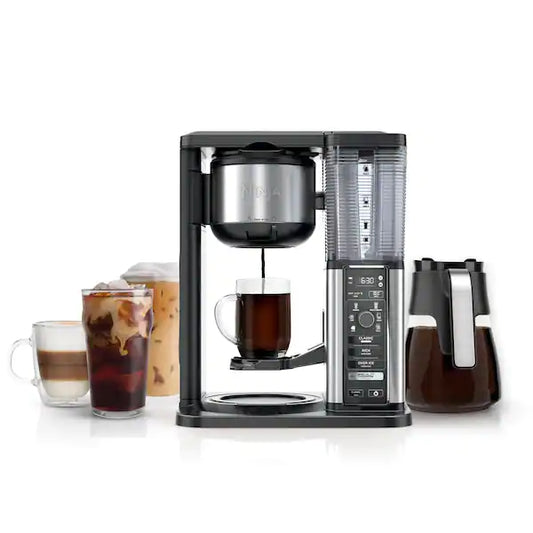 NINJA 6.25-Cup Hot and Cold Brew Programmable Black Drip Coffee