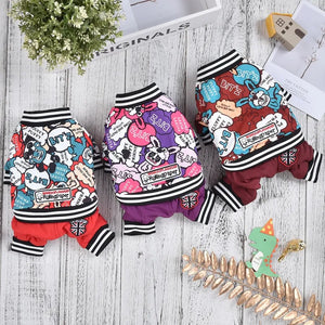 Waterproof Jacket Overalls For Dogs Winter Thicken Down Parkas Coat S XXXL Designer Pet Puppy Clothes Apparel Jumpsuit York Pugs - Bellarue Pet Boutique
