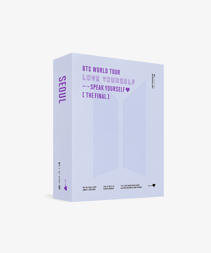 BTS - LOVE YOURSELF : SPEAK YOURSELF THE FINAL WORLD TOUR DVD 2025 FESTA GIFT