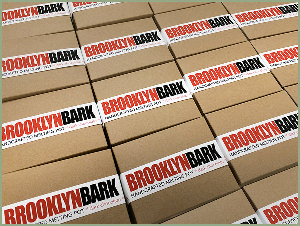 custom order packaging for Brooklyn Bark