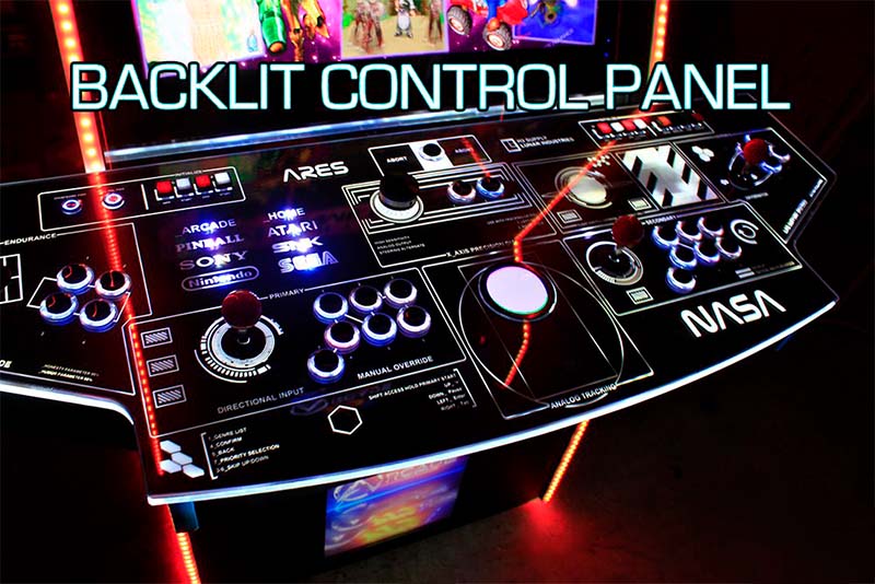 Paradox Arcades Backlit Control Panel