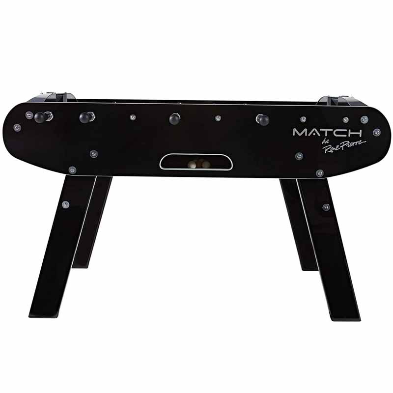 Rene Pierre Match Noir Indoor Foosball Table Side View