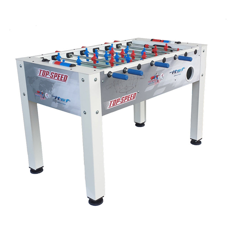 Foosball Table with Telescopic Rods