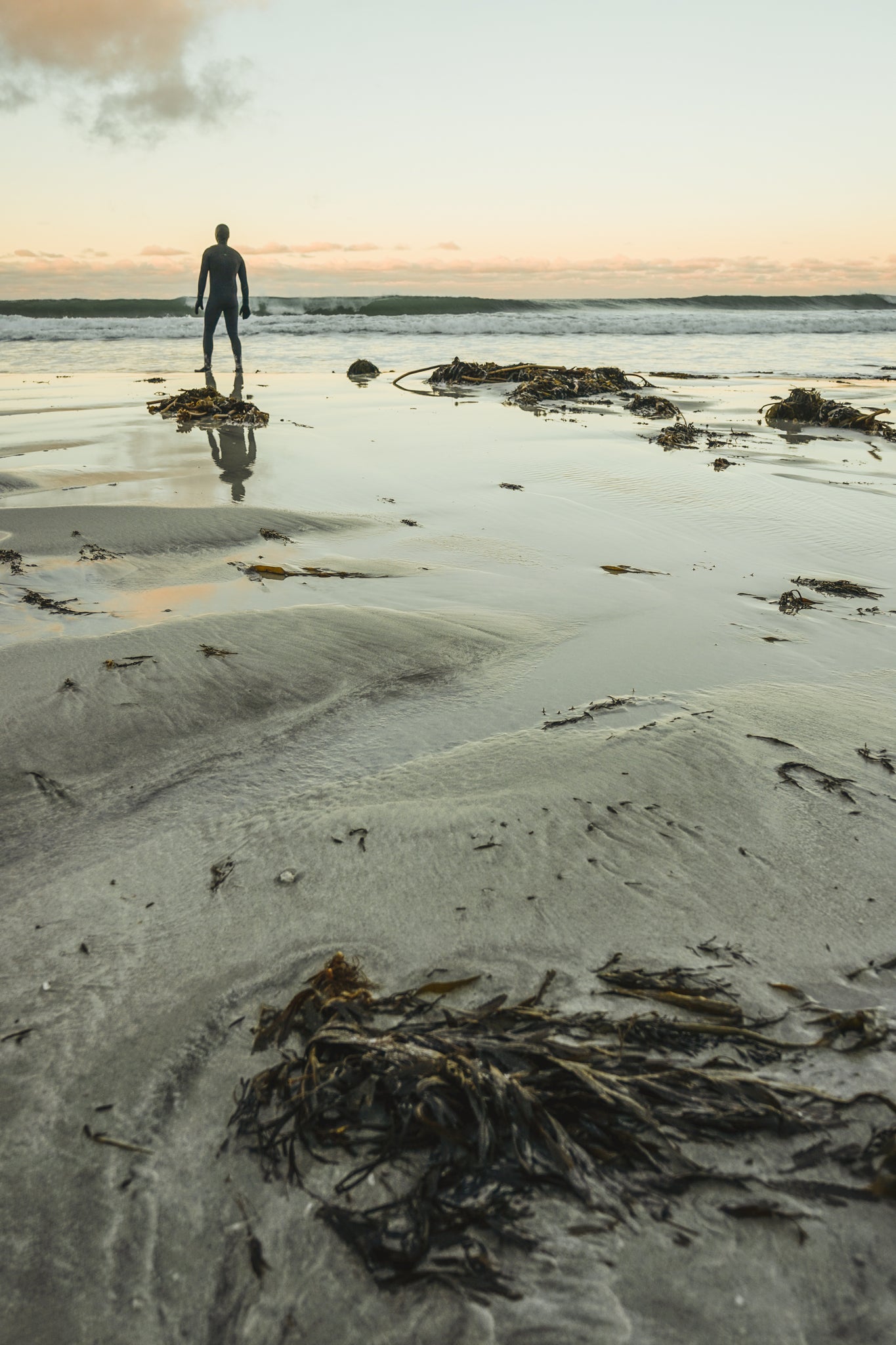 surfer on the beach