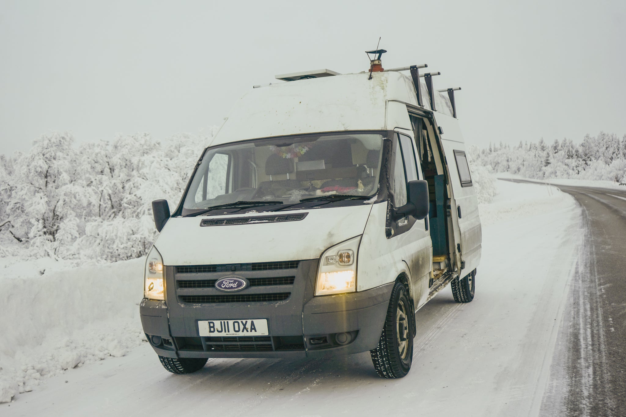 the van on the top of the world