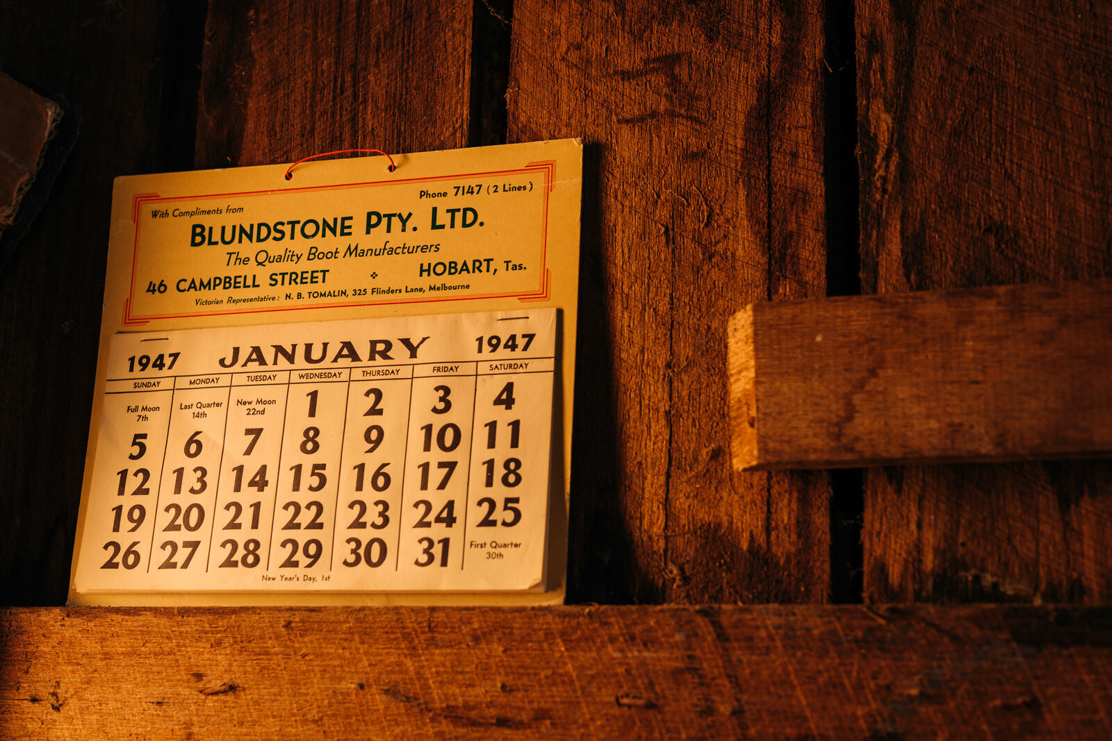 Calendar Blundstone 