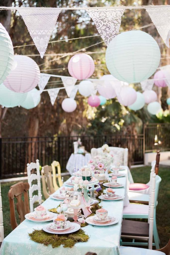 Pin by Water Works on Our Events  Baby shower table, Baby shower table set  up, Trendy baby shower themes