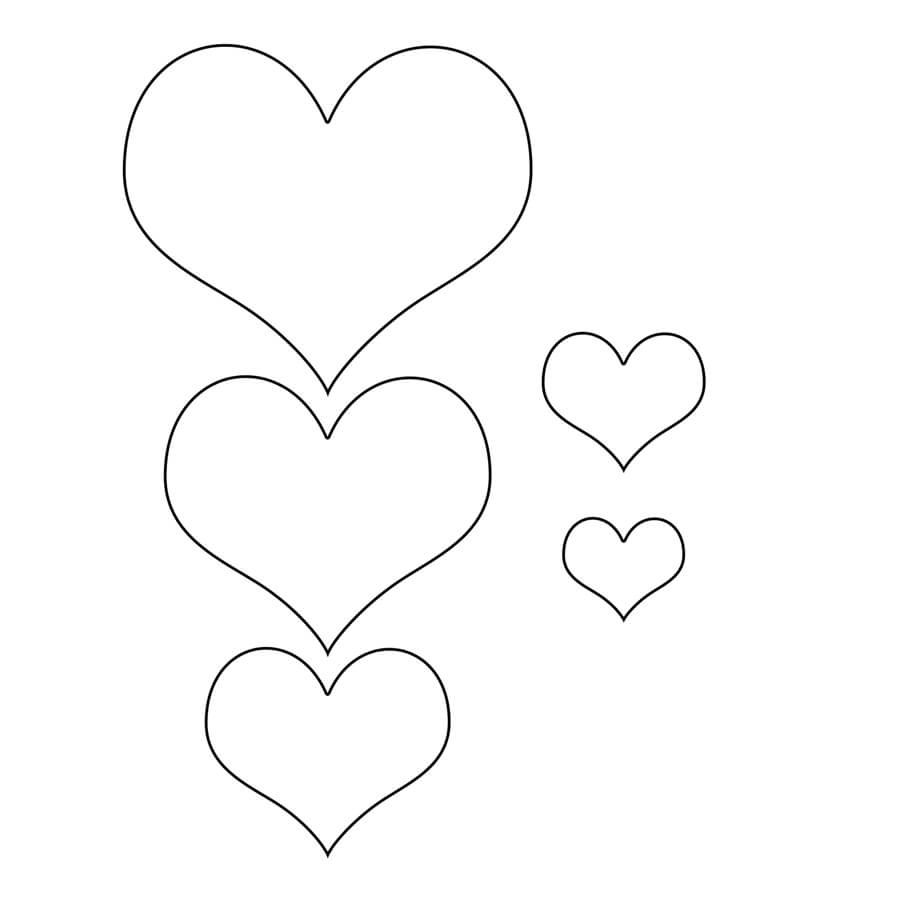 Free Printable Heart Templates