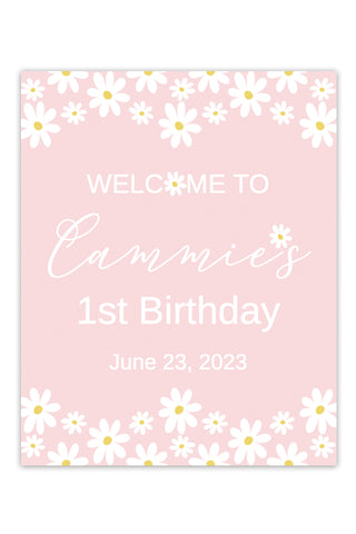 Little Cutie Baby Shower Welcome Sign – Hello Baby Paperie