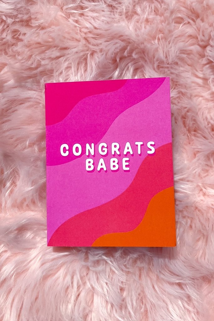 Congrats Babe Card - Girl Tribe Co product image