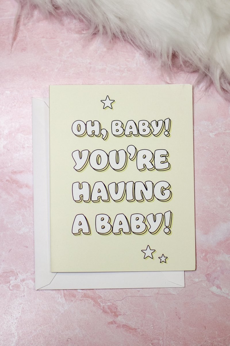 Oh Baby! You're Having a Baby Card - Girl Tribe Co product image