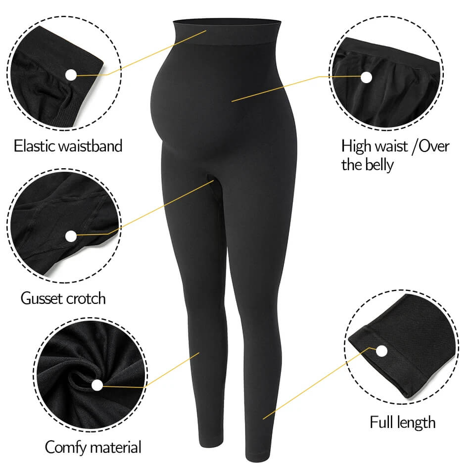 Supportive Pregnancy Leggings | Comfort & Style, Limited Stock!