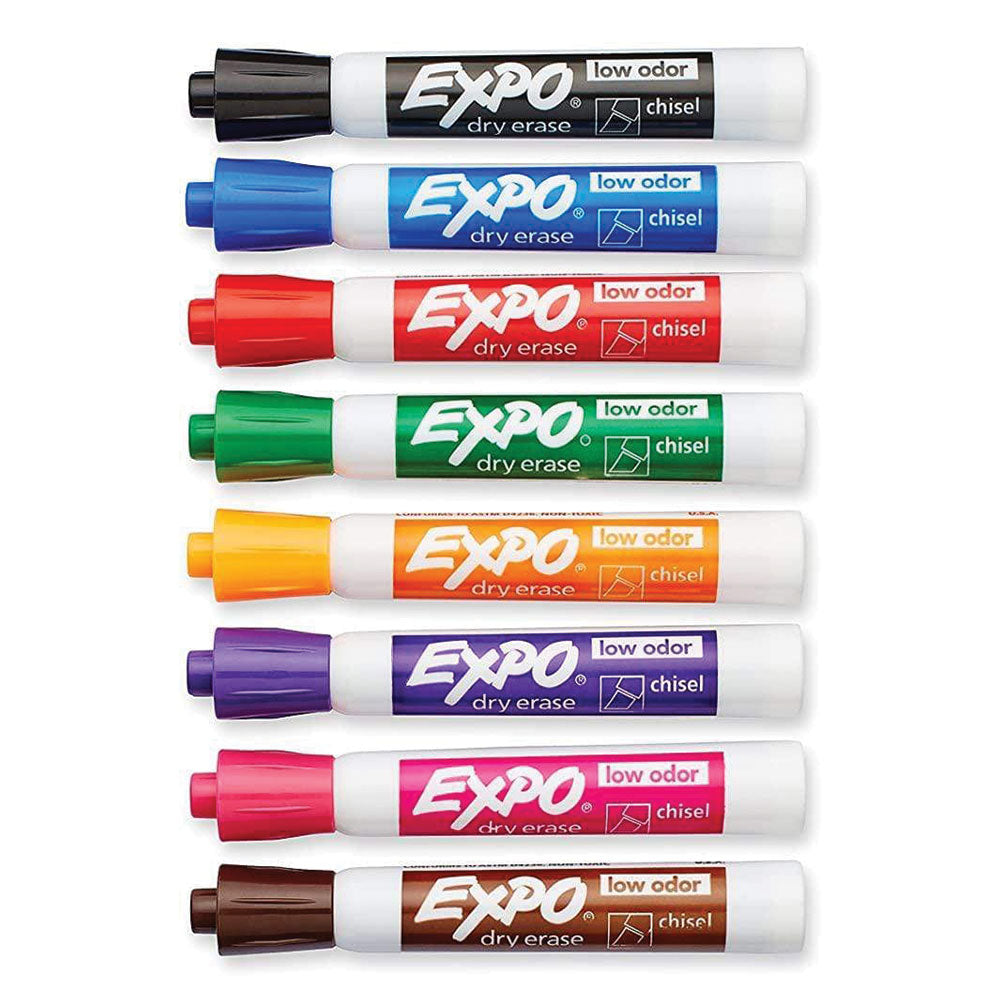Wet Erase Markers | Bright Colors for Writing Safely on Glass Windows,  Plastic Containers, and Transparent Overlays