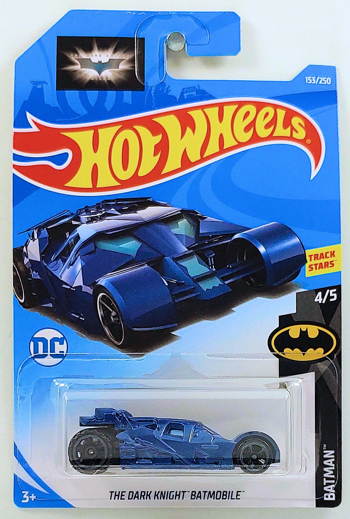 Produit en gros LONG CARD THE DARK KNIGHT BATMOBILE 2019 HOT WHEELS BATMAN  4/5 #153 Bas prix, bon service Garantie 100% authentique  