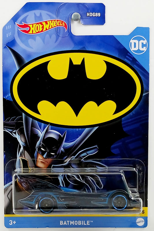 DieCast Hot Wheels Batmobile (Blue) - DC Batman 4/5