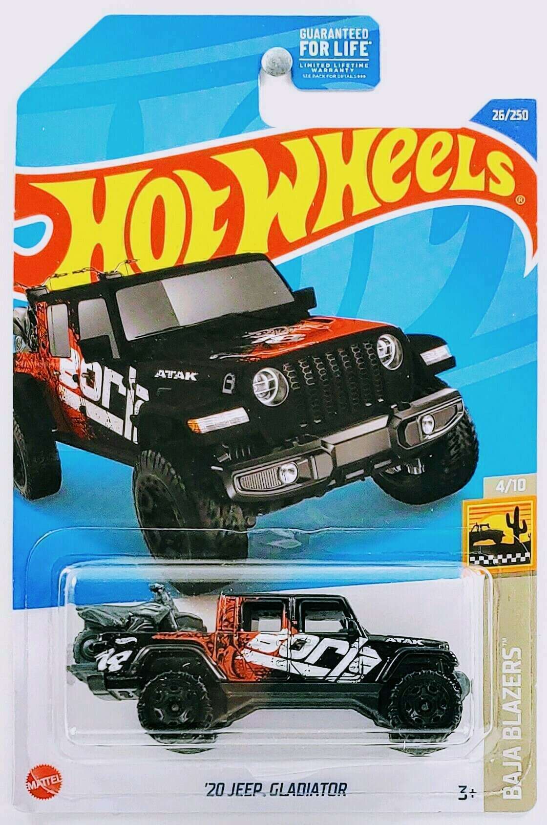 Hot Wheels 2022 - Collector # 026/250 - Baja Blazers 4/10 - '20 Jeep G –  KMJ Diecast II