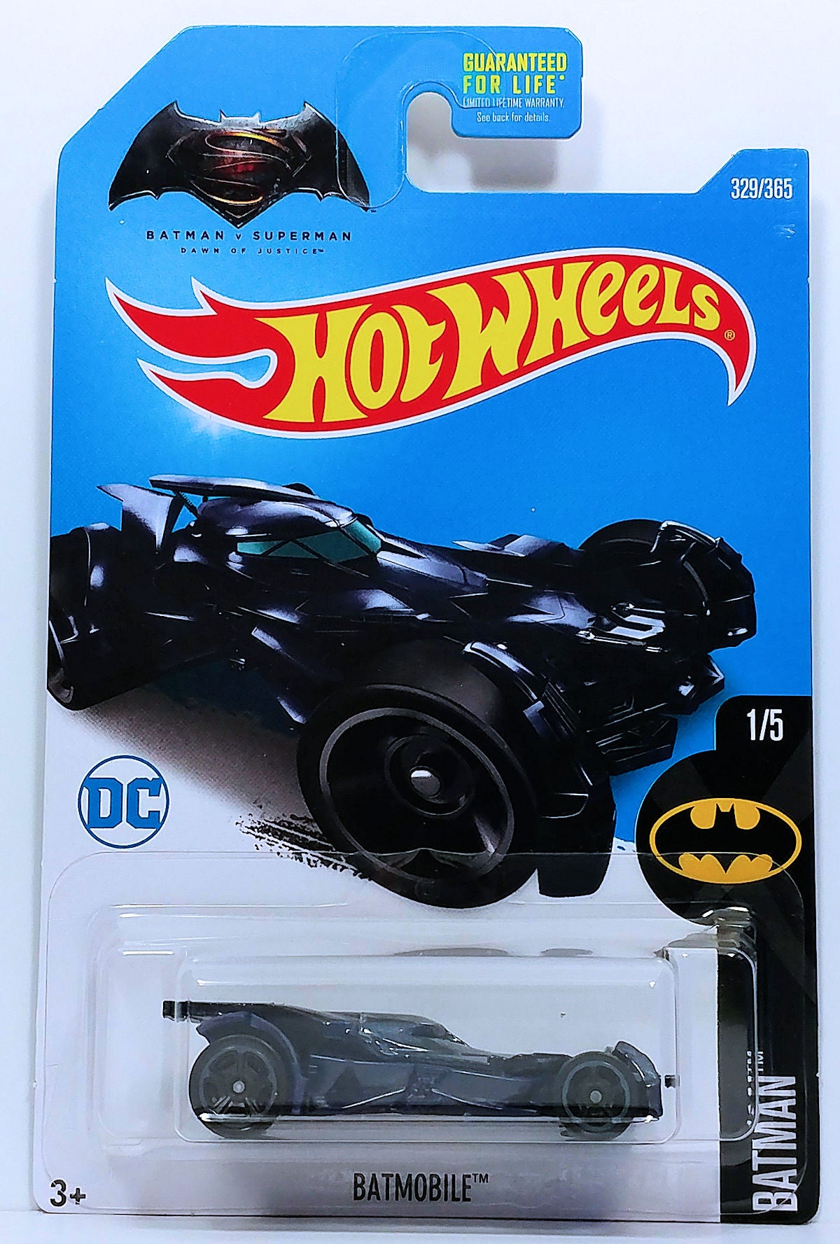 Hot Wheels 2017 - Collector # 237/365 - Batman 1/5 - Batmobile (Batman vs  Superman) - Satin Gray - USA