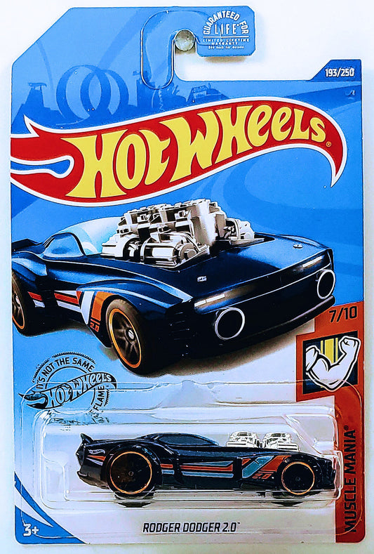 2020-193 Hot Wheels Cars RODGER DODGER 2.0 Metal Die-cast Simulation Model  1/64 Cars Toys