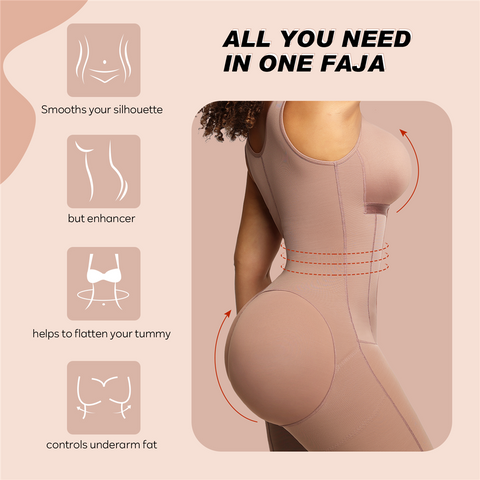 High Compression Full Body Fajas Stage 1, Post Surgery Shapewear