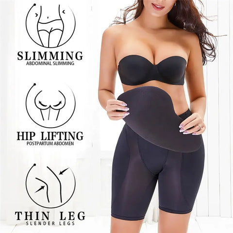 Invisible Butt Lifting Shaper Shorts, Padded Shapewear Shorts