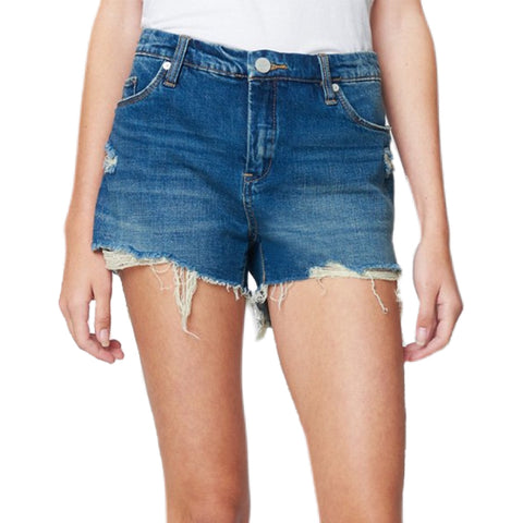 BLANKNYC Shake It Out Mid Rise Short - Blue.