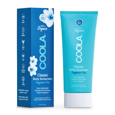 Coola Classic BODY Organic Sunscreen Lotion SPF 50 - Fragrance Free