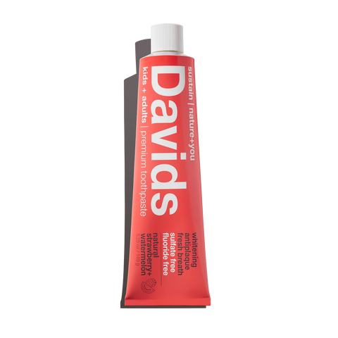 Davids Premium Natural Toothpaste - Kids - Strawberry Watermelon