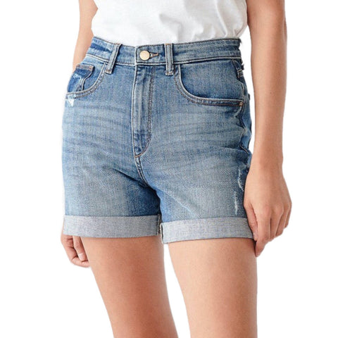 DL1961 Cecilia Classic High Rise Short - Lambert.