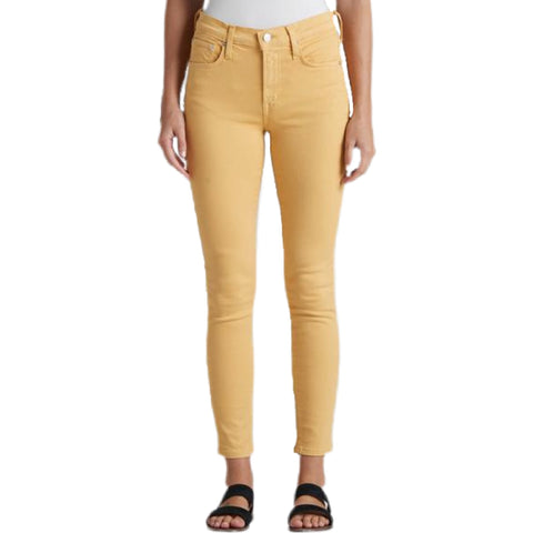 Edwin Pixie Crop Mid Rise Skinny - Mellow Yellow.