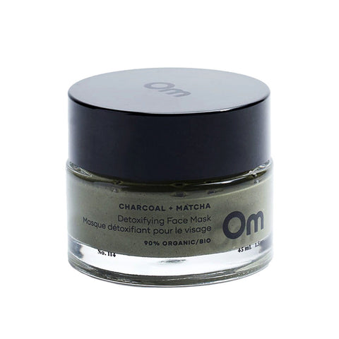 Om Organics Skincare Charcoal + Matcha Detoxifying Face Mask