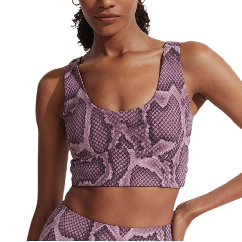 Varley Elsie Bra - Mesa Rose Snake.