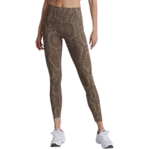 Varley Let's Go High Rise Legging 25 - Khaki Snake.