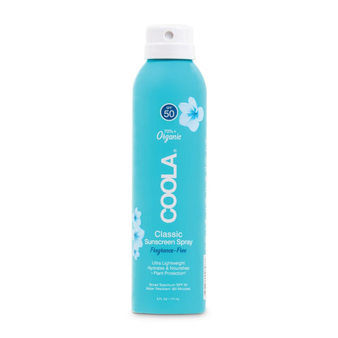 Sunscreen - Coola Classic Body Sunscreen Spray - Fragrance Free - SPF 50