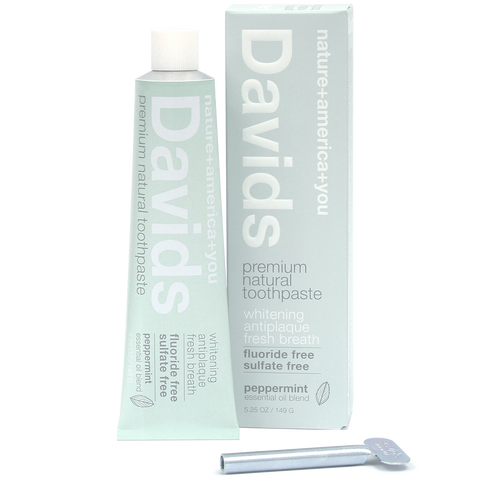 Davids Premium Natural Toothpaste - Peppermint