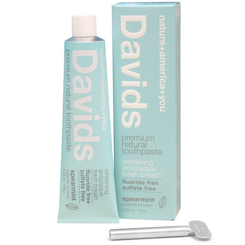Davids Premium Natural Toothpaste - Spearmint