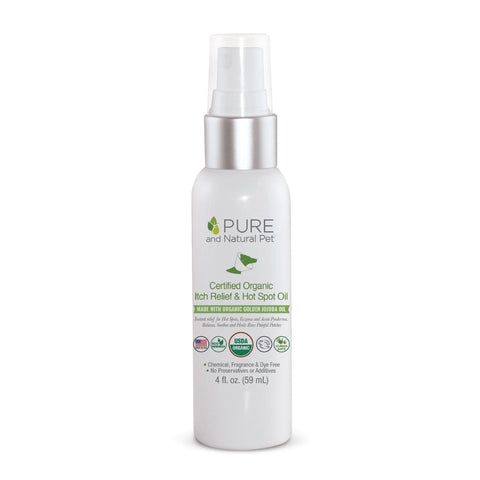 Pure And Natural Pet Organic Itch Relief & Hot Spot Oil