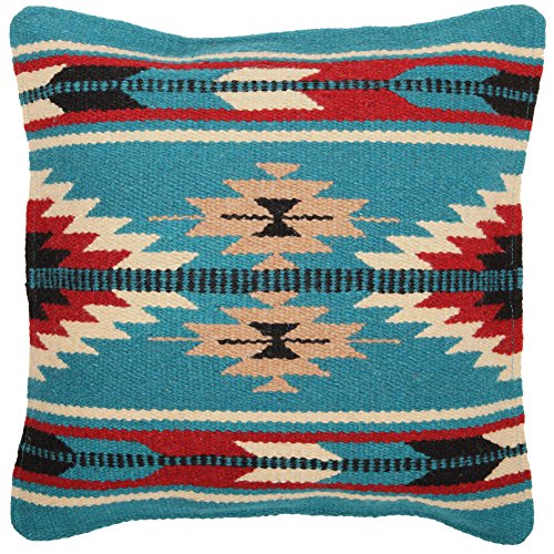 Throw Pillow Covers 18 X 18 Hand Woven Wool In Southwest Mexican