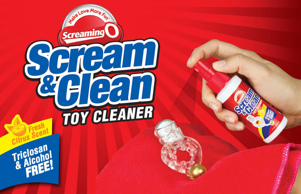 Keep Your Sex Toys clean and Sparkling With Scream and Clean