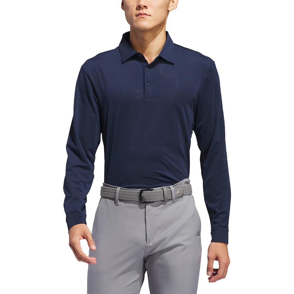 Solid Long Sleeve Polo - Modern Fit – GOLFHQ
