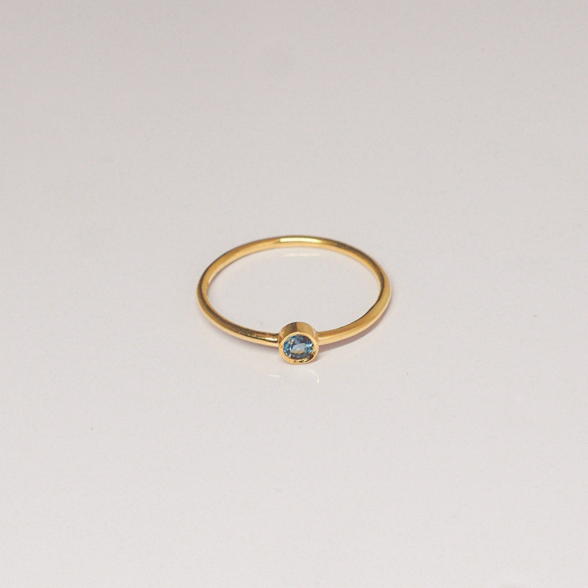 Nhẫn Gemstone - Blue Topaz