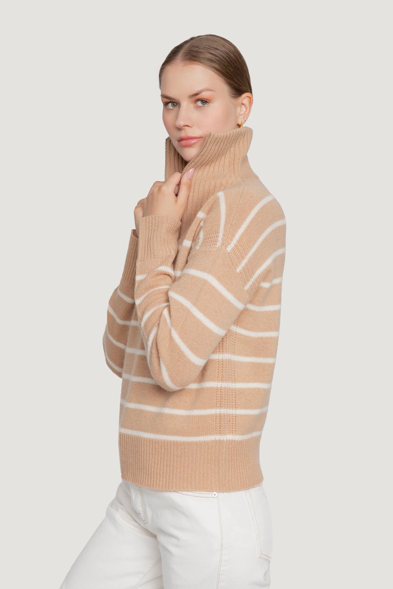 Quinn Washable Cashmere Hoodie Sweater – Subtle Luxury