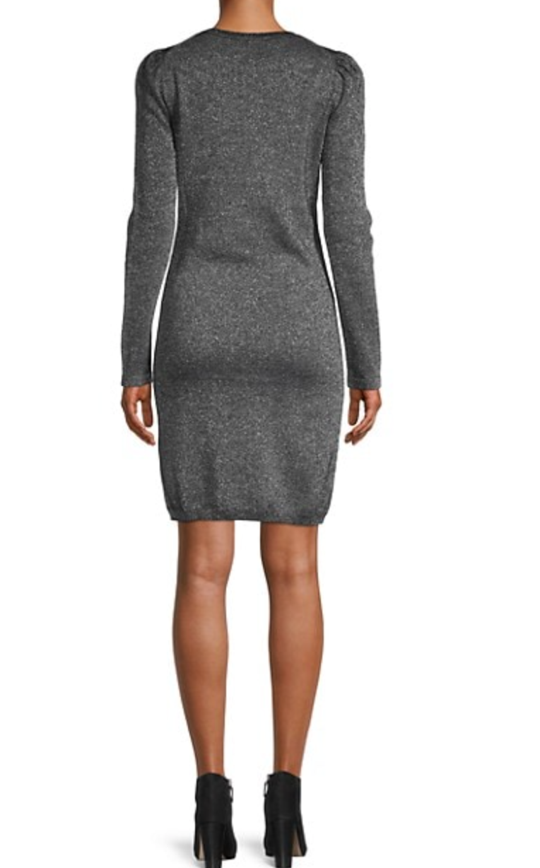 Kelsey Wool-Cashmere Lurex Dress