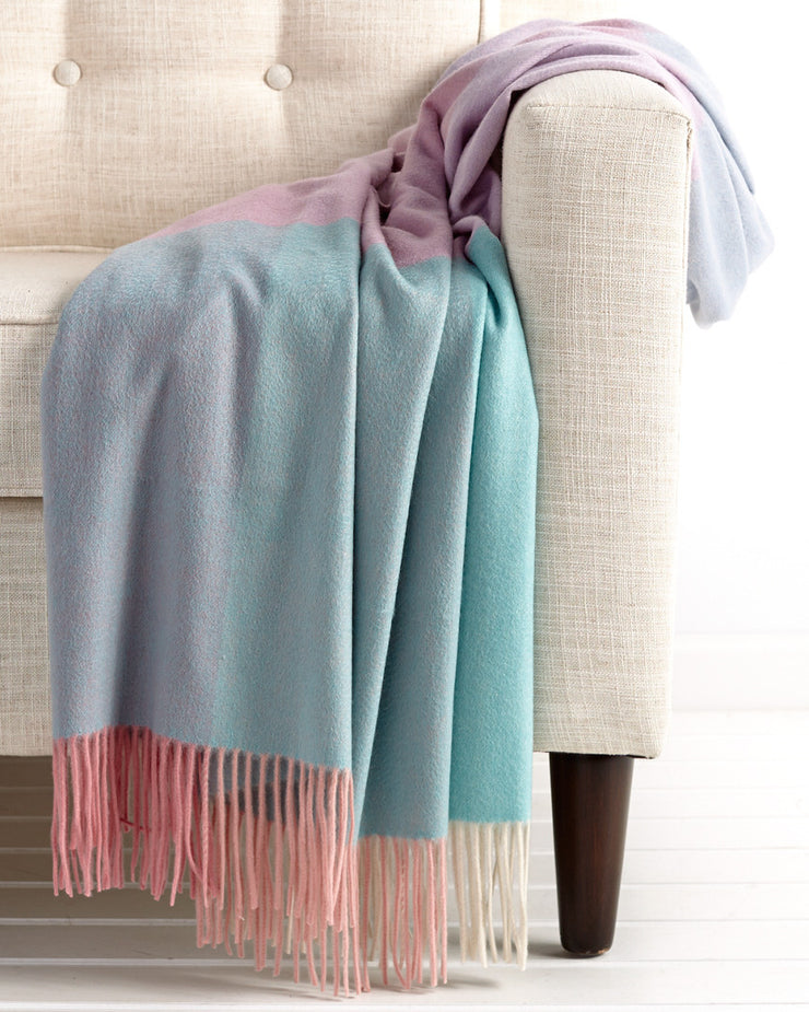 Color Block Cashmere Blanket – Quinn