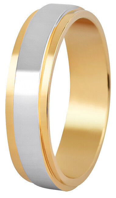 Beneto exclusive SPD05 two-tone steel women's ring - Circuit: 56 mm