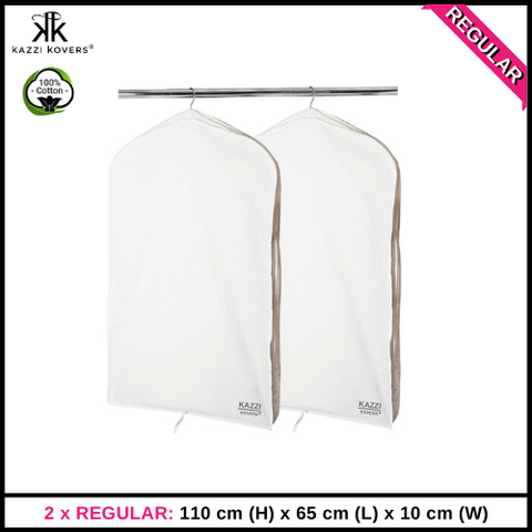 2 x REGULAR Garment Bags