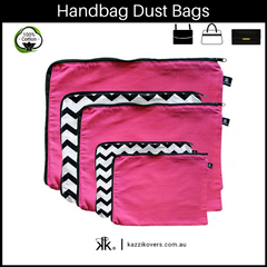 Fuchsia Pink and Getting Ziggy (Chevron) | Dust Bags for Handbags